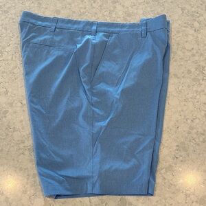 Roundtree & Yorke Flat Front Blue Shorts